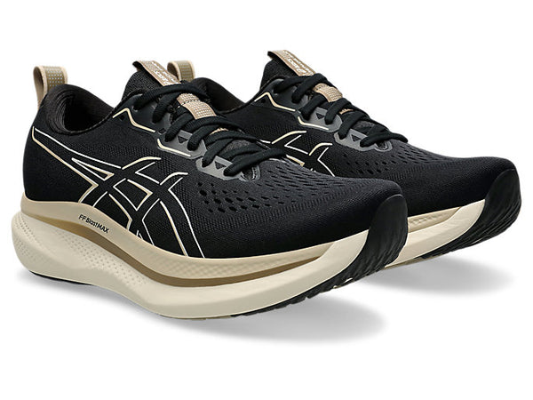 Asics Mens Glideride Max (Black/Oatmeal)