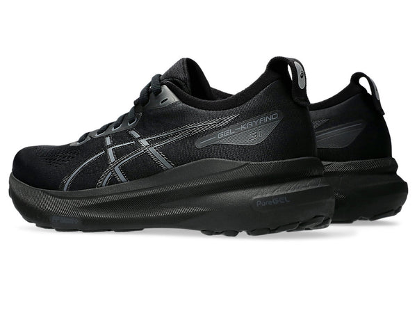 Asics Womens Gel-Kayano 31 (D) (Black/Black)