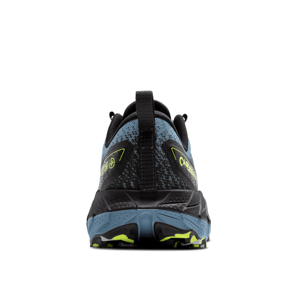 Brooks Mens Cascadia 18 (2E) (Citadel/Ebony/Lime)