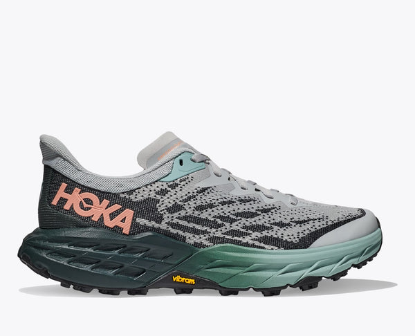 Hoka Womens Speedgoat 5 (D) (Harbour Mist/Spruce)