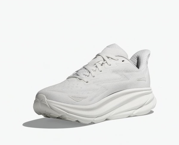 Hoka Womens Clifton 9 (White/White)