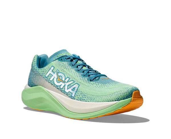 Hoka Mens Mach X (Ocean Mist/Lime Glow)