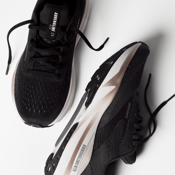Brooks Womens Adrenaline GTS 24 (Black/Excalibor/Rose)