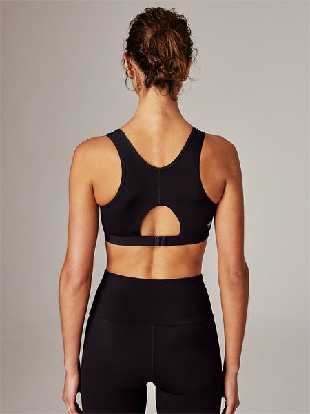 Running Bare Ellipse Sports Bra (Black)