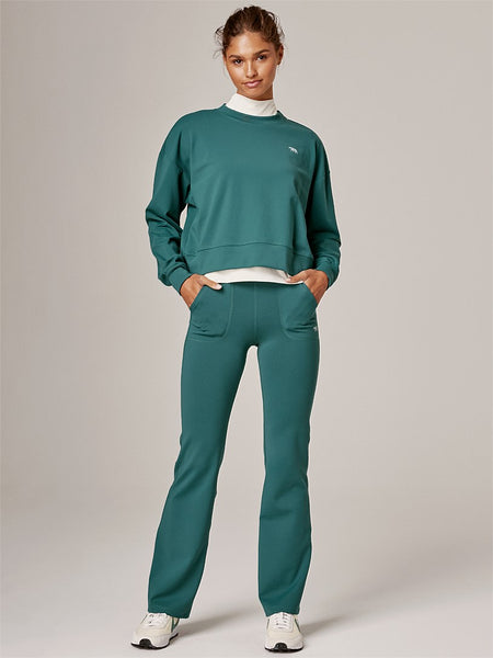 Running Bare Flex zone Bootleg Thermal Tights (Oasis)