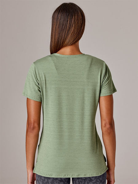 Running Bare Always Crew Tee (Palm)