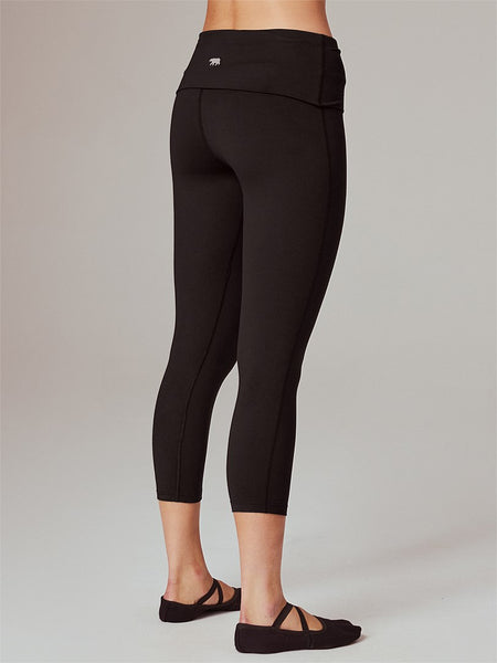 Running Bare Fold Over 7/8 Tight (Black)