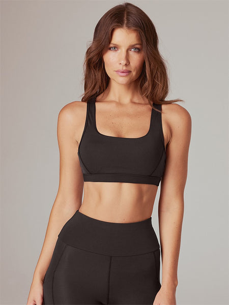 Running Bare Run Cool Sports Bra (Black)
