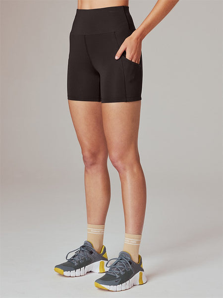 Running Bare Run Cool Bike Shorts (Black)