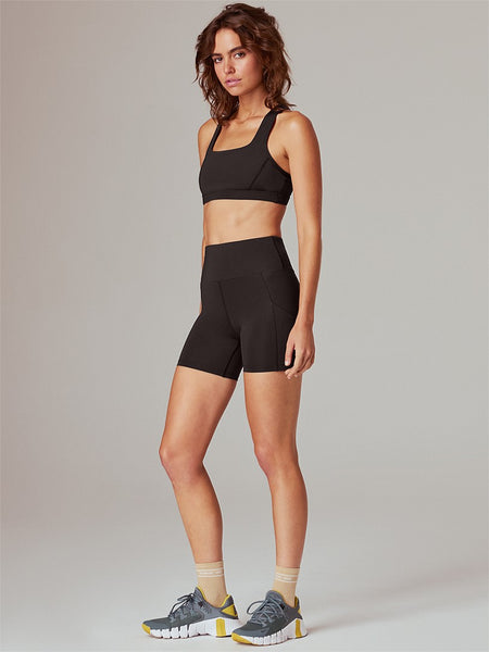 Running Bare Run Cool Bike Shorts (Black)