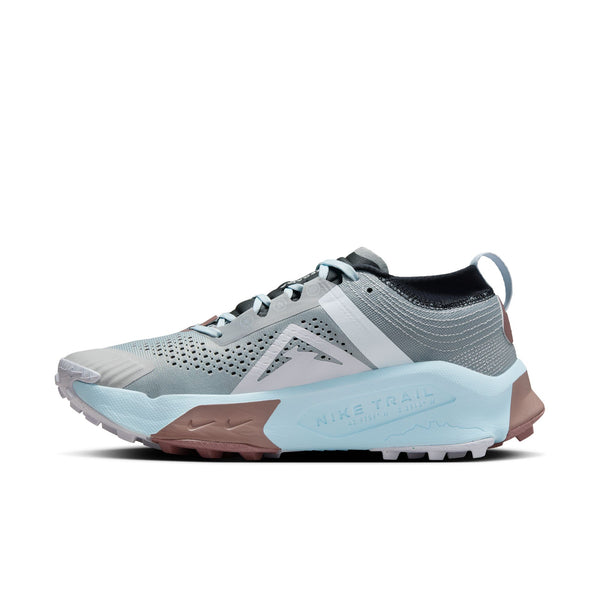 Nike Womens Zoom X Zegama Trail (Light Smoke Grey/White Black)