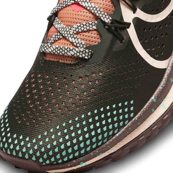 Nike Womens Pegasus Trail 4 (Sequoa/Guava Ice/Amber Brown)