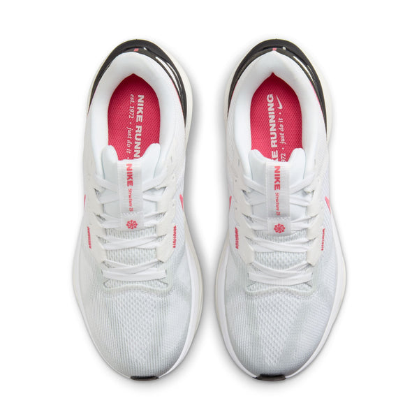 Nike Womens Air Zoom Structure 25 (White/Black/Aster Pink)