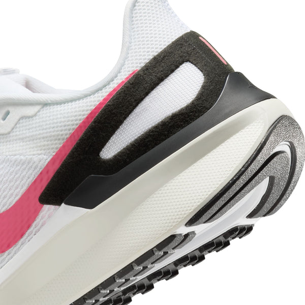Nike Womens Air Zoom Structure 25 (White/Black/Aster Pink)