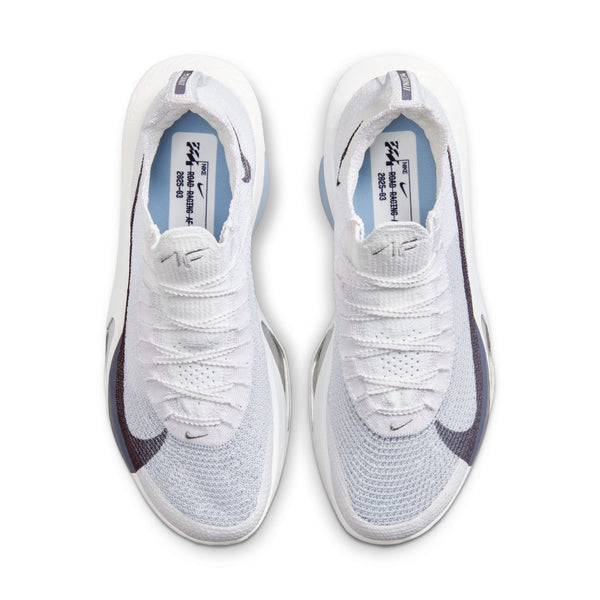 Nike Mens Zoom X Alphafly NEXT% 3 (White/Gridiron/Pure Platinum)
