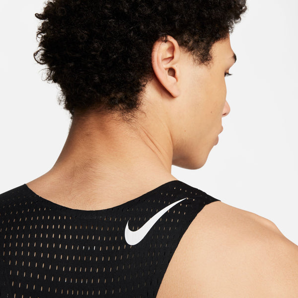 Nike Mens Aeroswift Dri-FIT Advanced Run Singlet (Black)