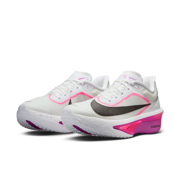 Nike Mens Zoom Fly 6 (White/Vivid Grape/Hyper Pink/Black)