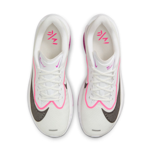 Nike Mens Zoom Fly 6 (White/Vivid Grape/Hyper Pink/Black)