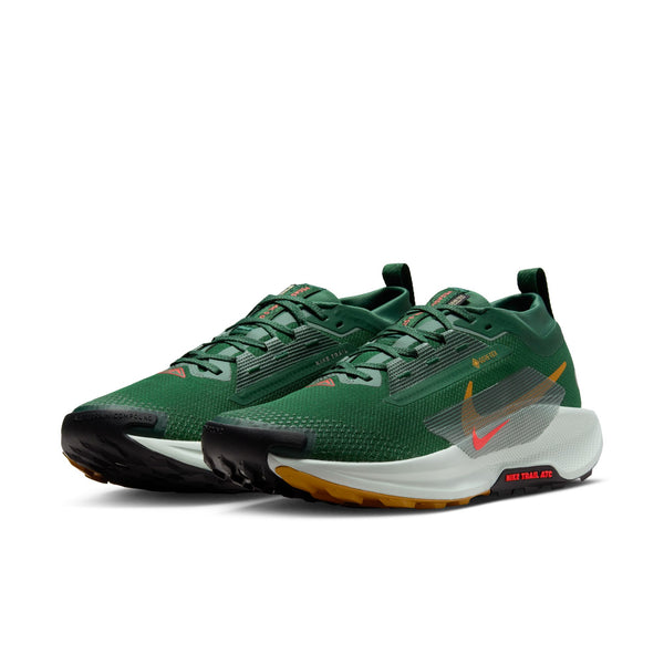 Nike Mens Pegasus Trail 5 GTX (Fir/Bright Crimson-Clay Green)
