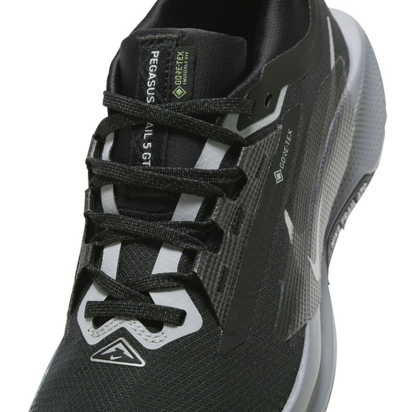 Nike Womens Pegasus Trail 5 GTX (Black/Wolf Grey/Cool Grey)