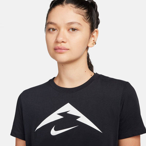 Nike Womens Dri-Fit Trail Run Tee (Black)
