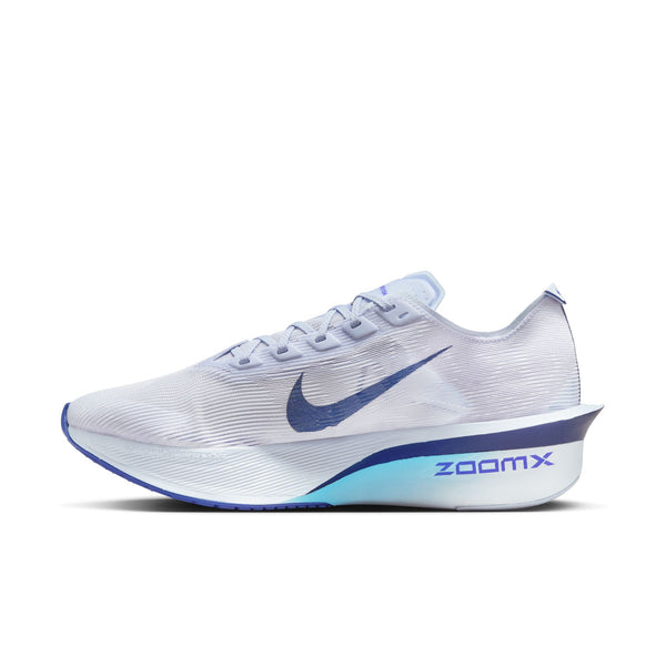 Nike Mens/Womens Zoom X Vaporfly Next % 4 (Ghost/Blue Void-Persian Violet)