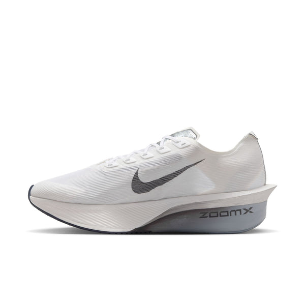 Nike Mens/Womens Zoom X Vaporfly Next % 4 (White/Gridiron-Obsidian Mist)