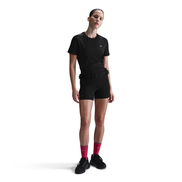 Nike Womens Swift Dri-Fit Short Sleeve Run Tee (Black)