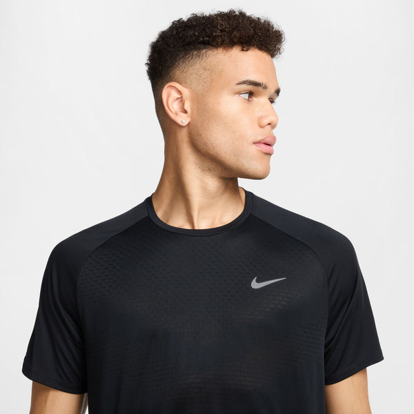 Nike Mens Swift Dri-Fit S/S Run Tee (Black)