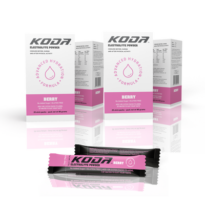 Koda Electrolyte Powder Individual Pack (Multiple flavours - Box of 20 Satchets)