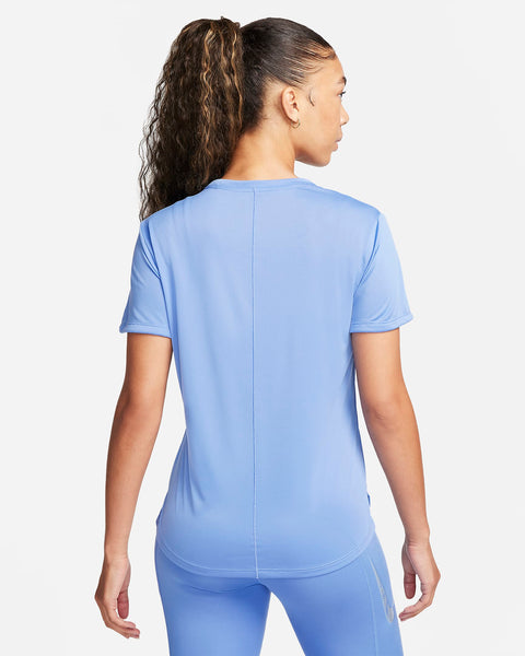 Nike Womens Dri-Fit Swoosh Running Shirt (Polar/Diffused Blue)