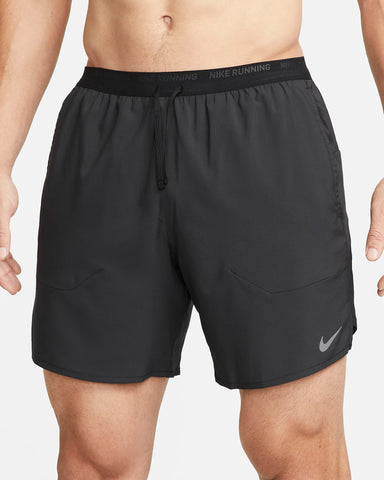 Nike Mens Dri-Fit 7" Stride Run Shorts (Black)