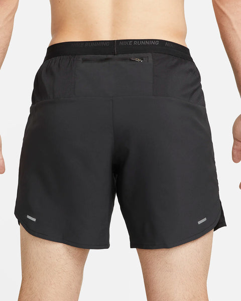 Nike Mens Dri-Fit 7" Stride Run Shorts (Black)