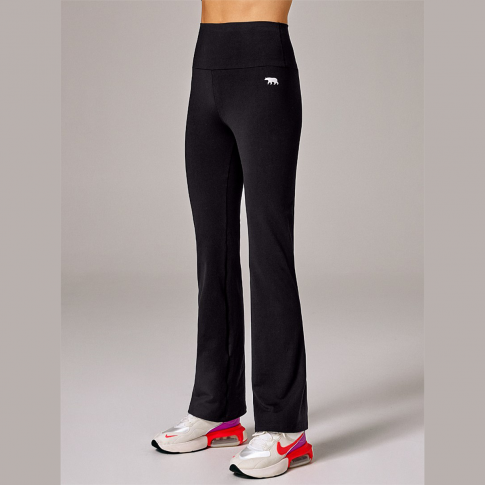 Running Bare Werk It Jazz Bootleg Yoga Pant (Black)