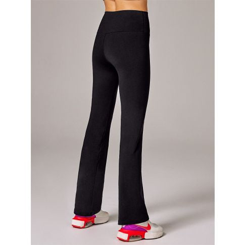 Running Bare Werk It Jazz Bootleg Yoga Pant (Black)