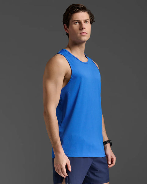 2XU Mens Aero Tank (Nebula/Black Reflective)