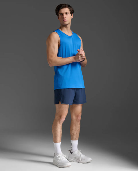 2XU Mens Aero Tank (Nebula/Black Reflective)
