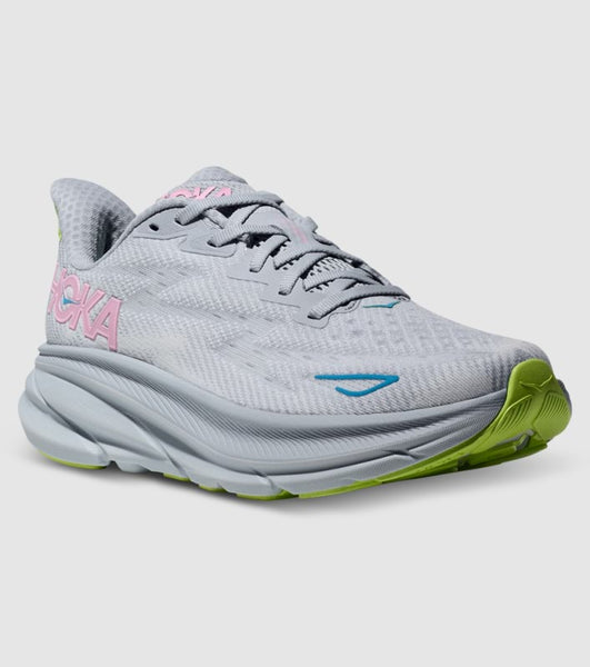 Hoka Womens Clifton 9 (Gull/Sea Ice)