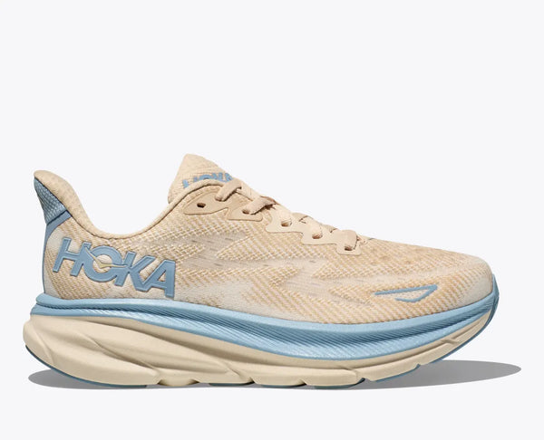 Hoka Mens Clifton 9 (Oak/Alabaster)