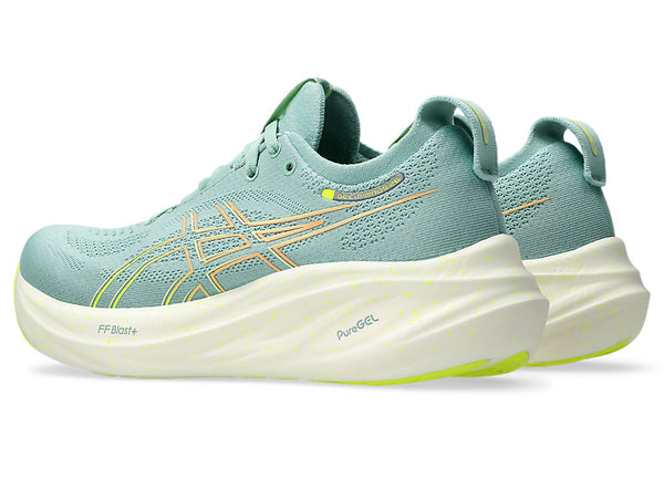 Asics Womens Gel-Nimbus 26 (Light Celadon/Safety Yellow)