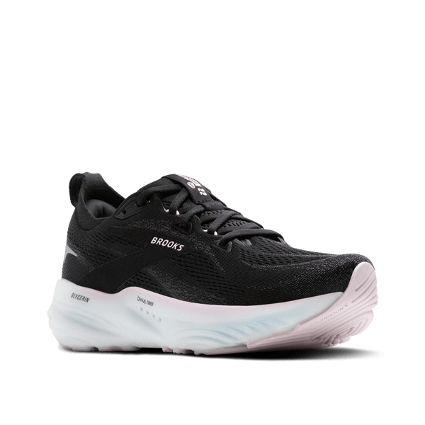 Brooks Womens Glycerin 22 (Black/Orchid Ice/White)