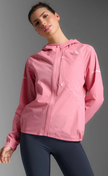 2XU Women’s Ignition Shield WP Jacket (Pink Glow/White Reflective)