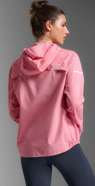 2XU Women’s Ignition Shield WP Jacket (Pink Glow/White Reflective)