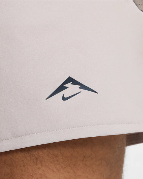 Nike Mens Dri-Fit 6” Trail Run Shorts (College Grey/Cave Stone/Barely Volt/Black)