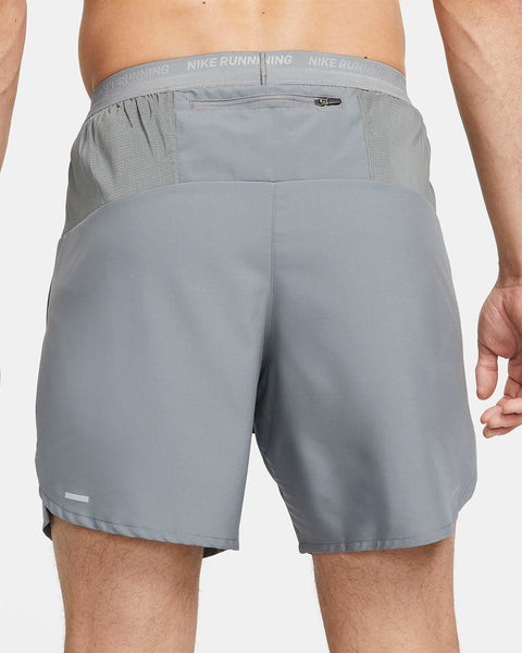 Nike Mens Flex Stride 5” Run Short (Smoke Grey/Black)