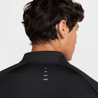Nike Stride Men's Dri-FIT 1/4-Zip Running Top (Black)