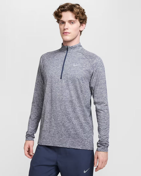 Nike Stride Men's Dri-FIT 1/4-Zip Running Top (Thunder Blue/Heather)