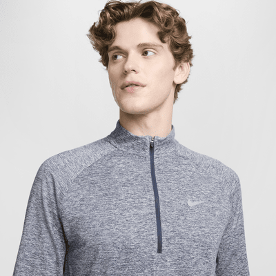 Nike Stride Men's Dri-FIT 1/4-Zip Running Top (Thunder Blue/Heather)