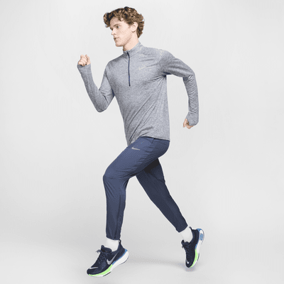 Nike Stride Men's Dri-FIT 1/4-Zip Running Top (Thunder Blue/Heather)