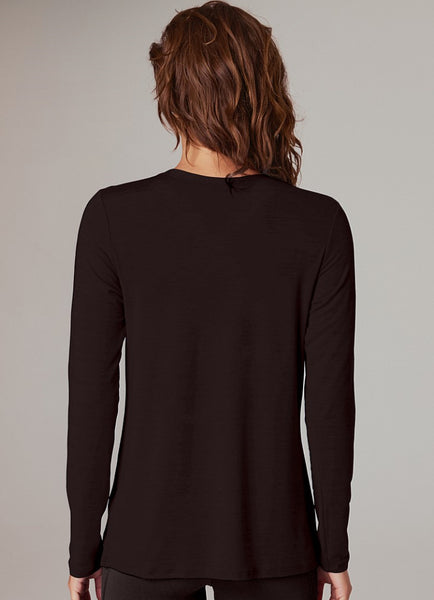 Running Bare Modal Elevate L/S Tee (Black)